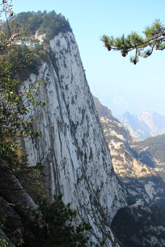 华山南峰大绝壁