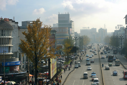 都江堰街道景观