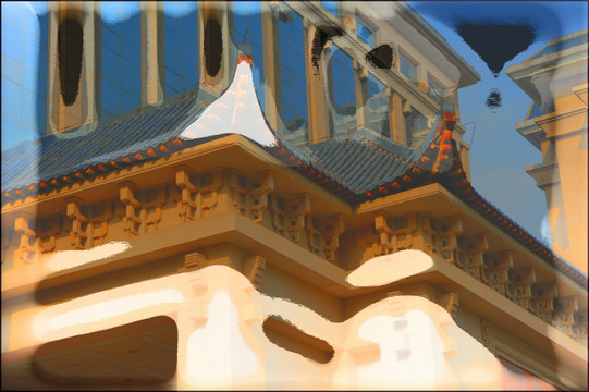 色彩 抽象 裝飾畫 油畫