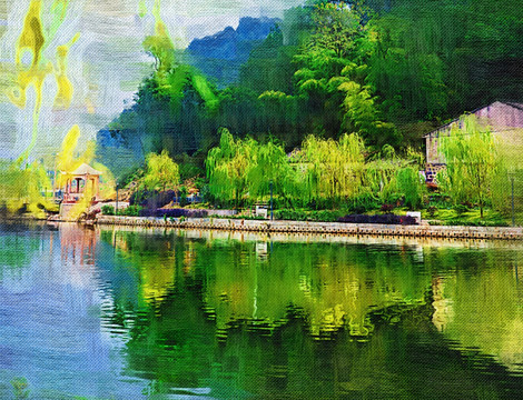 抽象畫 油畫