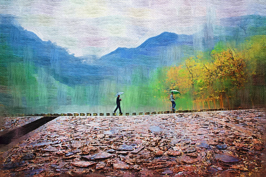 風景油畫