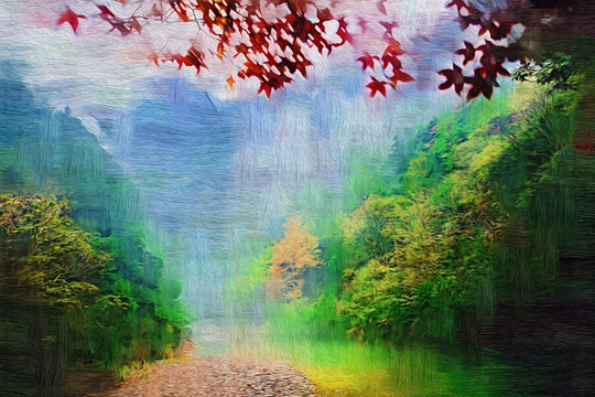 抽象畫 油畫