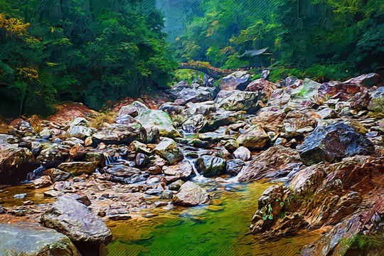 抽象畫 油畫
