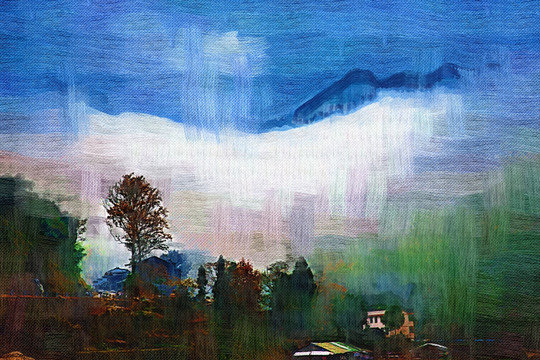 油畫
