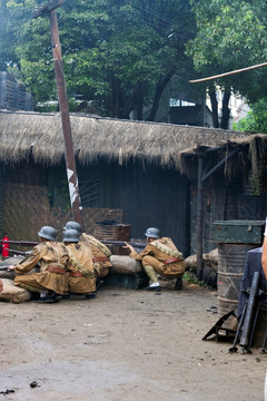 上海影视乐园 电影基地 拍电影