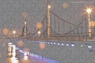 素描 橋