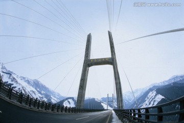 果子沟大桥 冬季天山 冬景
