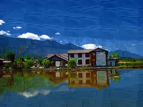 風景油畫