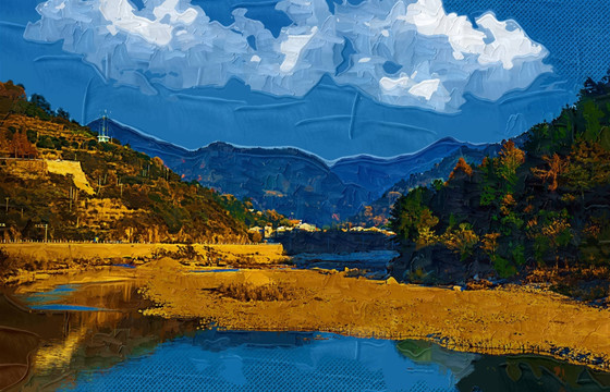 油畫 仿真油畫