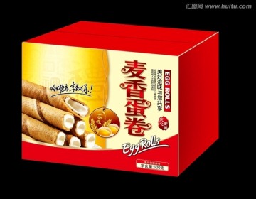 麥香蛋卷餅干平面圖