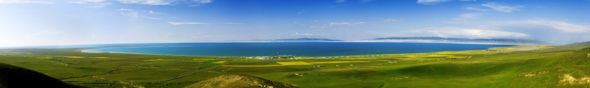 青海湖全景图 特大画幅 超高清