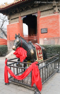 北京东岳庙铜马