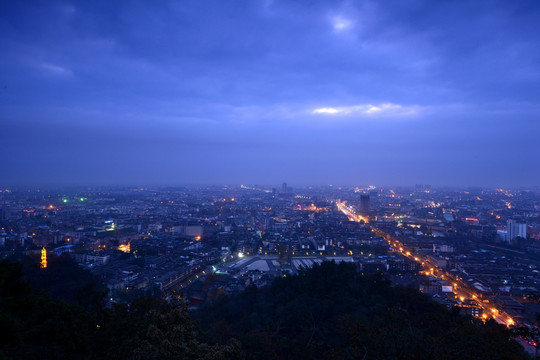 都江堰夜景