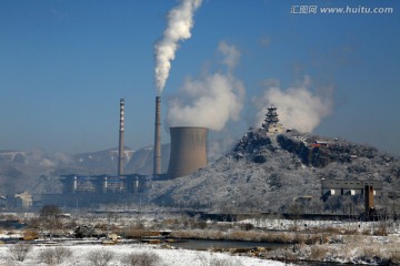 永定河森林公园雪景