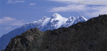 雪山冰川 天山风光 冰山 冰峰