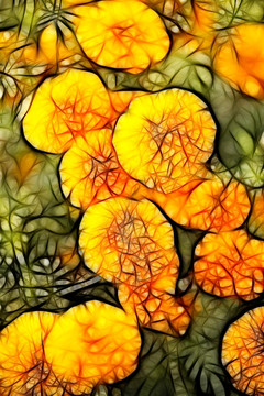 花朵裝飾畫  無框畫