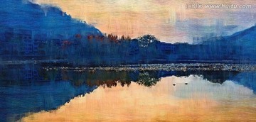 油畫 山水畫
