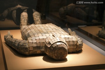 南京博物院 汉银缕玉衣 博物馆