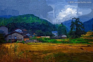 鄉(xiāng)村油畫