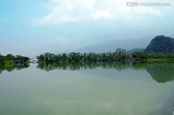 湖光山色