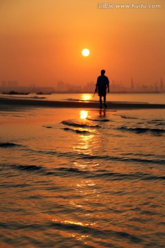 海上日出