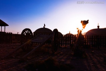 嘉峪关 影视基地 古代兵营