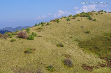 陕西安康岚皋神禾草原 蓝天草甸