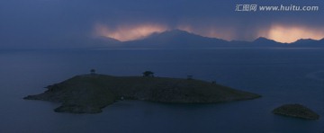 赛里木湖 湖光山色 夕阳夕照