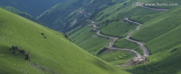 盘山公路 独库公路 天山风光