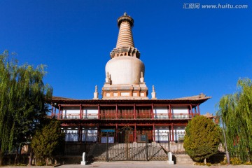 张掖大佛寺 佛塔