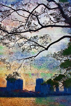 風(fēng)景抽象畫