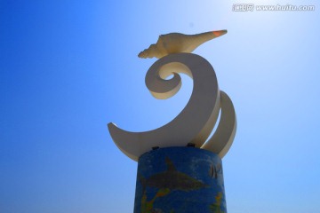 海螺石雕