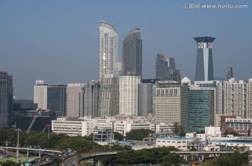 深圳 都市风景 车公庙片区