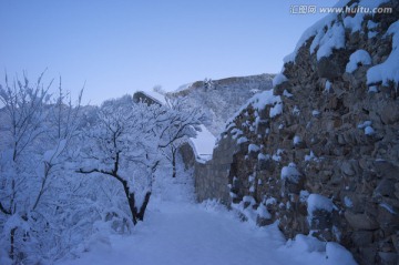 长城雪景