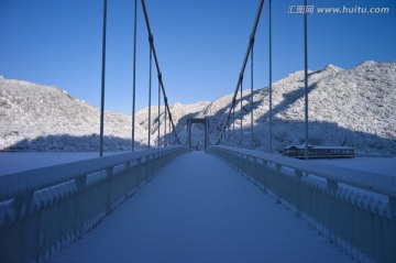 水长城雪景