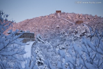 长城雪景