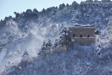 长城雪景