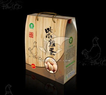 PSD高檔雞蛋包裝（展開圖）