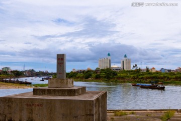 北仑河 中越边境 界碑