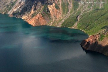 长白山 天池 山脉 峭壁