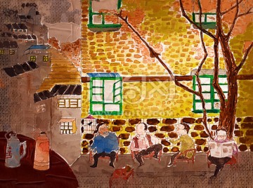 裝飾油畫 插畫