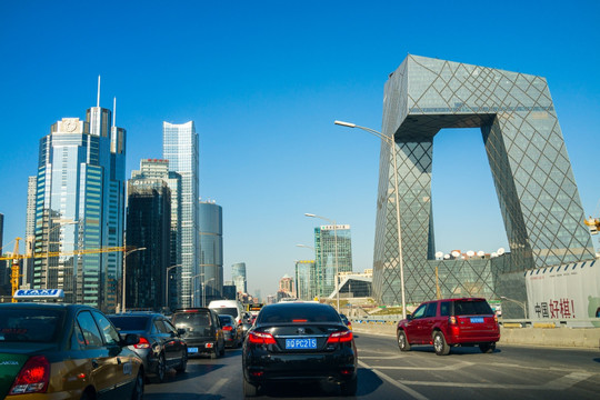 北京东三环光华桥景观