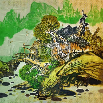 樣板房裝飾畫 抽象畫 風景油畫