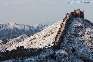 长城冬雪 烽火台