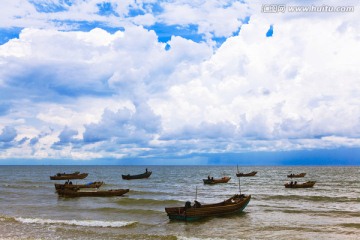 海洋风光 防城港 金滩