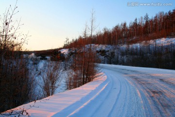 林海雪原 冬运木材