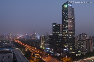 深圳NEO大厦 都市风光 夜景