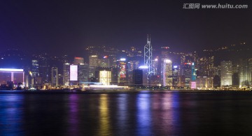 香港维多利亚夜景