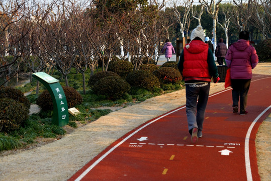公園晨練實(shí)拍