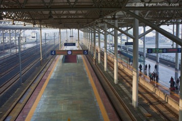 浙江 温州火车站 站台 月台